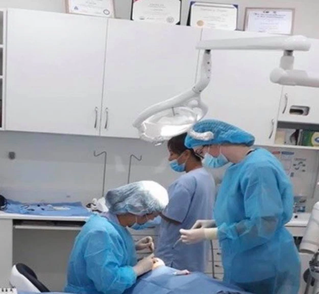 Dentists Working